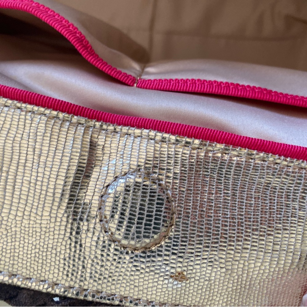 Juicy Couture Huge Brown Woven Leather Tote!! EUC RARE Stunningly Gorgeous 💛HP💛 - Picture 10 of 16